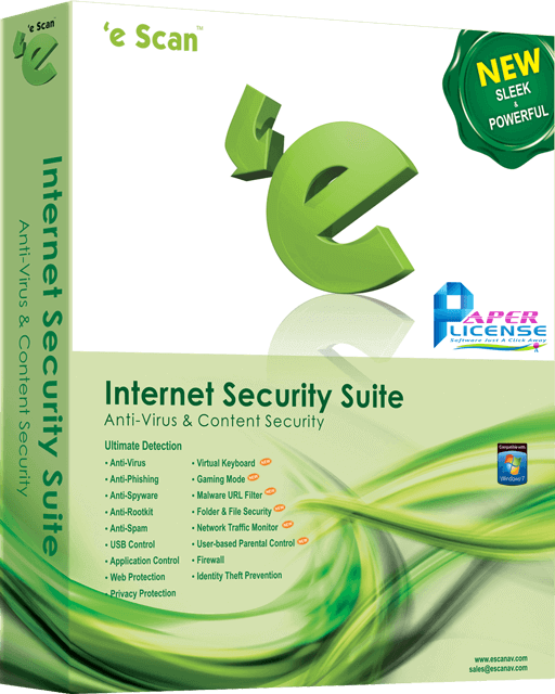 eScan Internet Security Suite  - 1 User / 1 Year