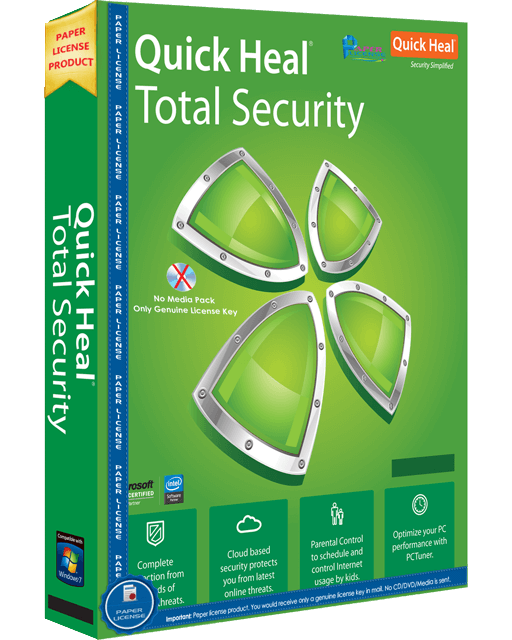 Quick Heal Total Security - 5 User / 1 Year